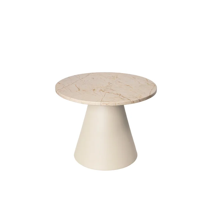 Broste Copenhagen - Miro Bijzettafel, Ø49 x H37 cm, beige