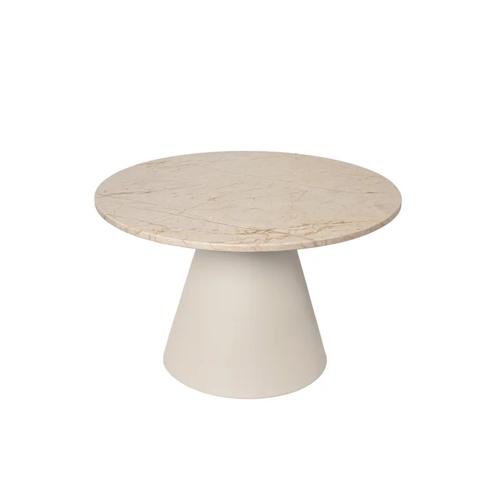 Broste Copenhagen - Miro Bijzettafel, Ø75 x H45 cm, beige