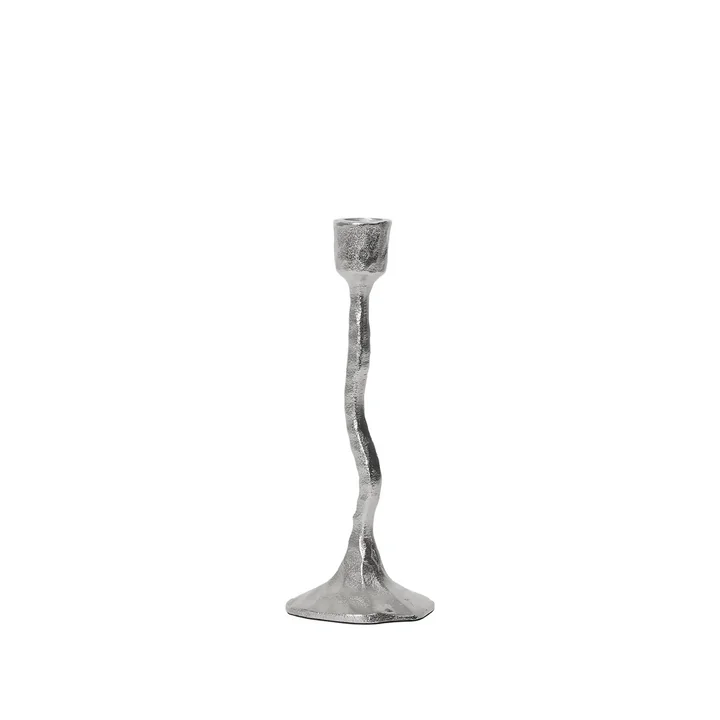 Broste Copenhagen - Amy Kaarshouder Ø8 x H23 cm, zilver