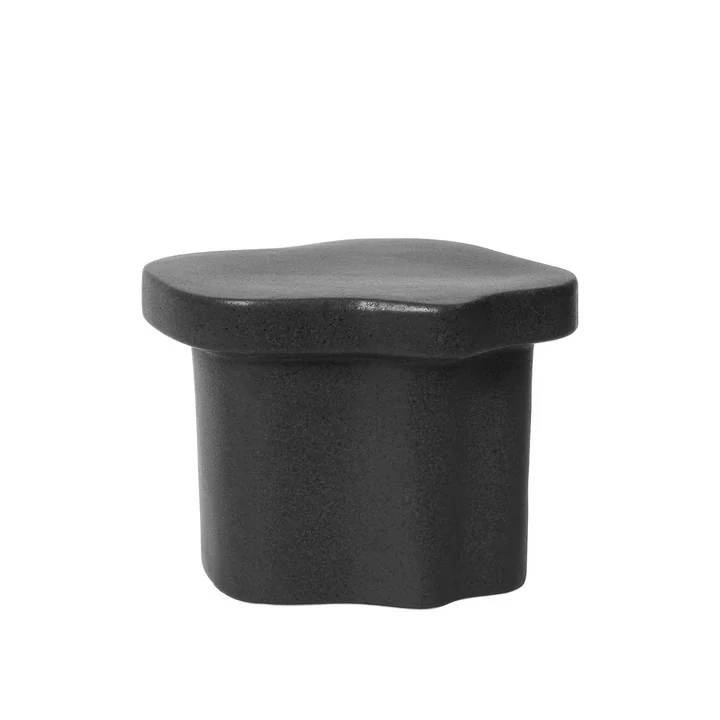 Broste Copenhagen - Sonja Voet H18 cm, zwart, mat