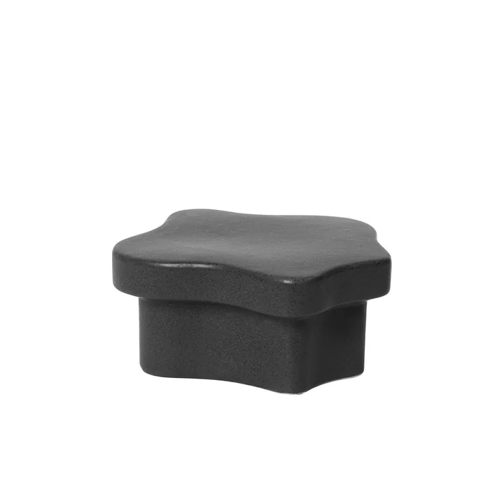 Broste Copenhagen - Sonja Voet H10 cm, zwart, mat