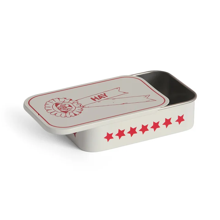 HAY - Honden traktatieblik S, rood/wit