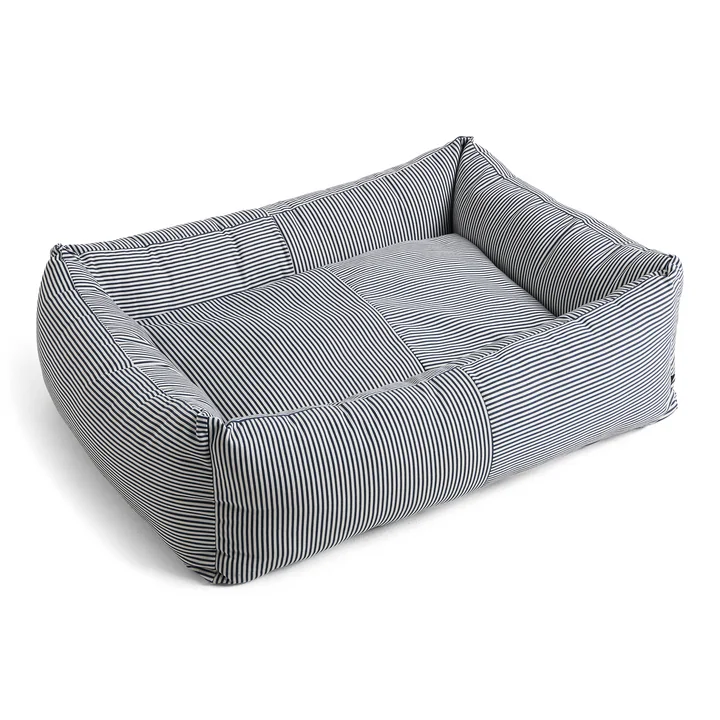 HAY - Hondenbed, Zip, L, blauw/wit gestreept
