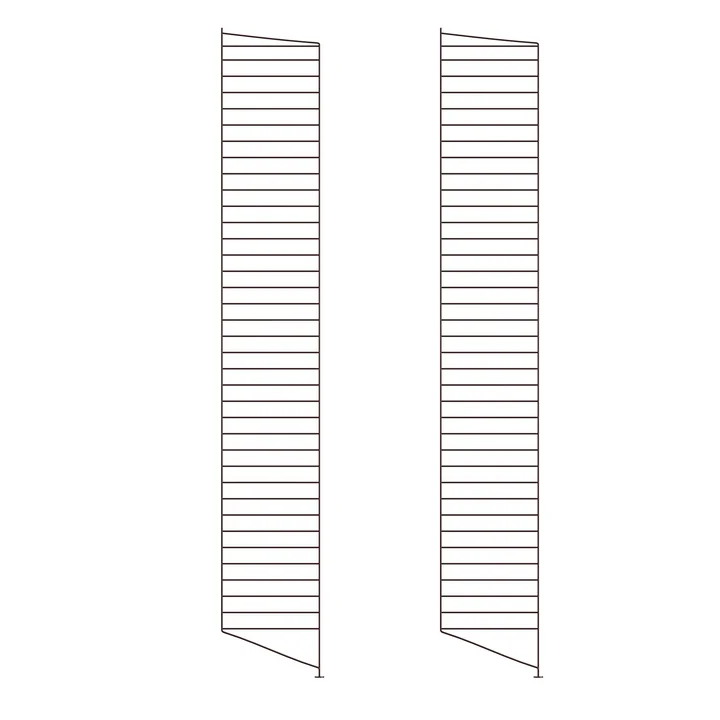 String - Vloerladder voor String Plank 200 x 30 cm (set van 2), donkerbruin