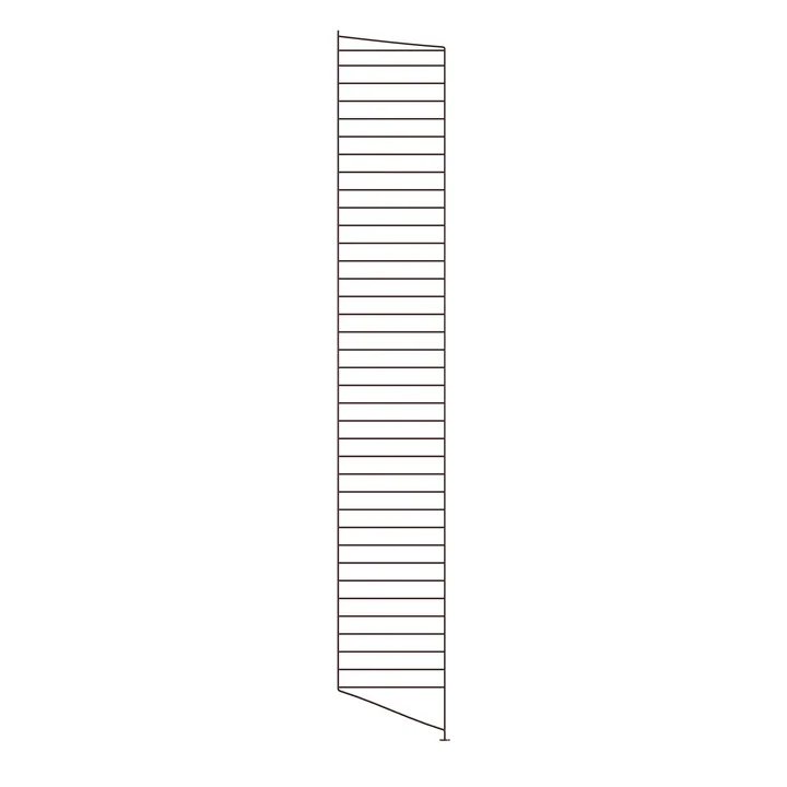 String - Onderste ladder voor String Plank 200 x 30 cm, donkerbruin