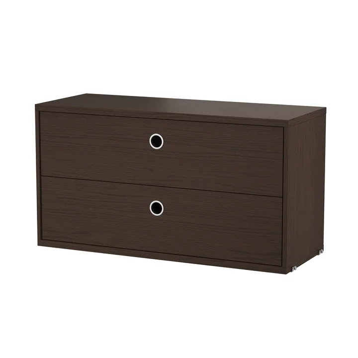 String - Kastmodule met laden 78 x 30 cm, donker eiken