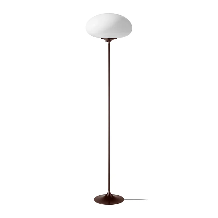 Gubi - Stemlite Staande lamp H 150 cm, zwart rood / opaal