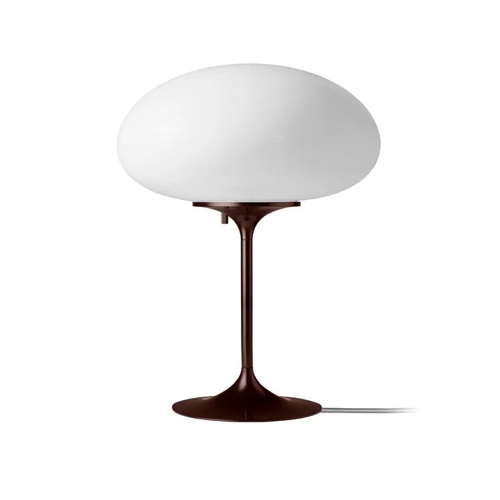 Gubi - Stemlite Tafellamp H 42 cm, zwart-rood / opaal