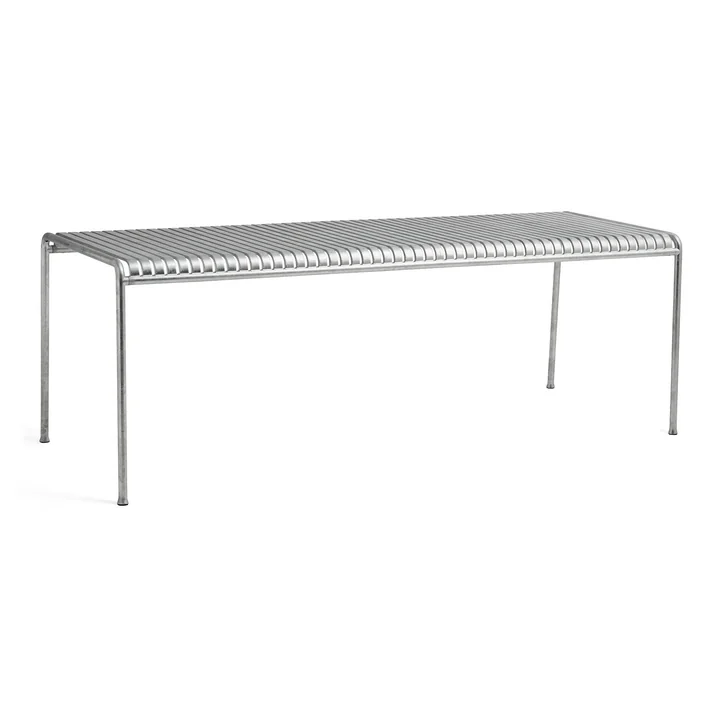 HAY - Palissade Tafel, rechthoekig, 220 x 90 cm, hot galvanised