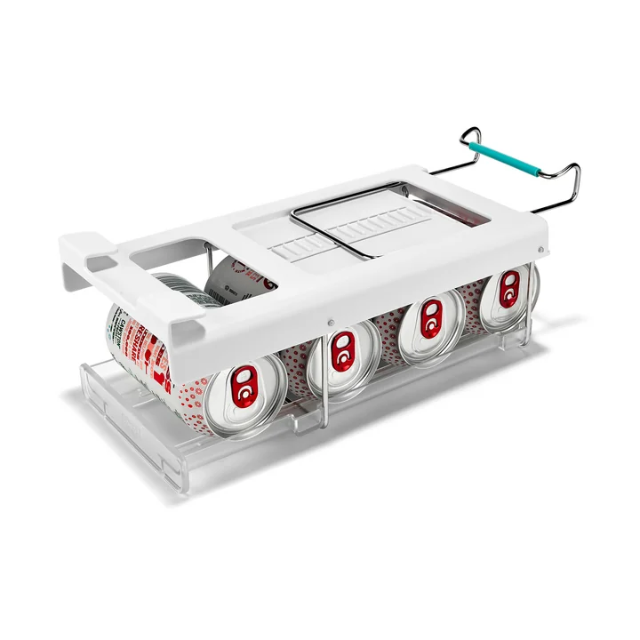 Joseph Joseph - FridgeStore Koelkastbodemhouder voor blikjes, wit