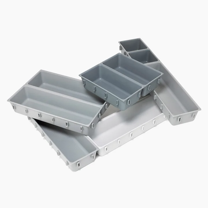 Joseph Joseph - Blox Lade organizerset 10-delig, licht steen