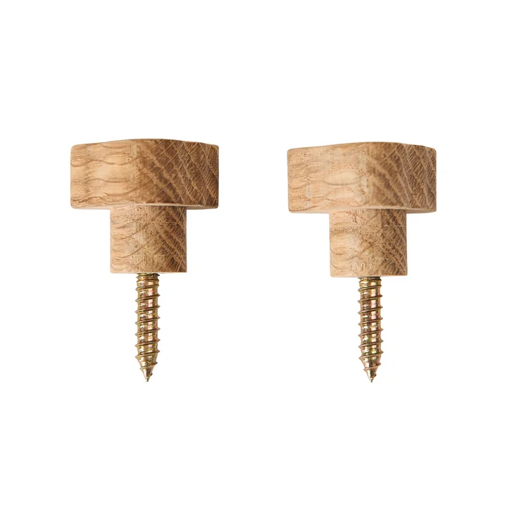 Andersen Furniture - Spectra Haak, Ø 3 cm, eik (2 stuks)