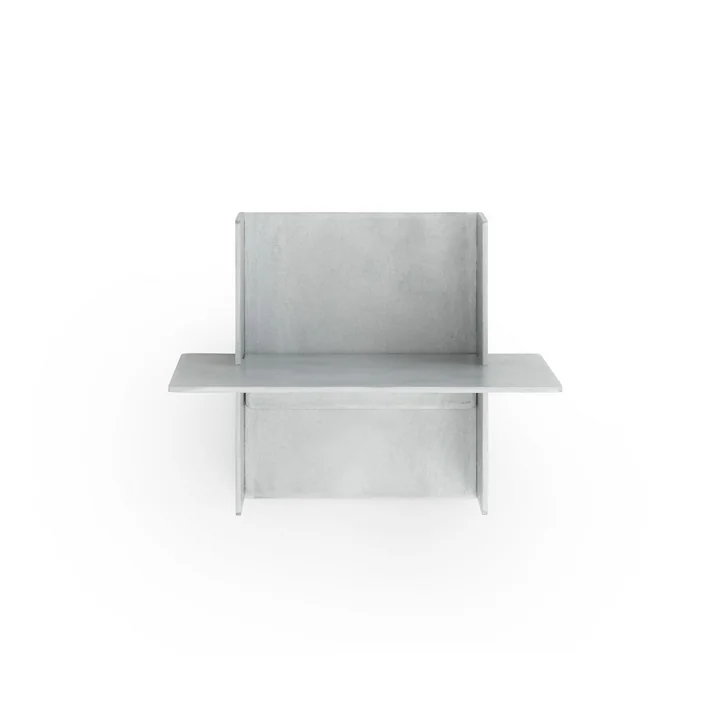 Normann Copenhagen - Alu Wandplank, 25 cm, geborsteld aluminium