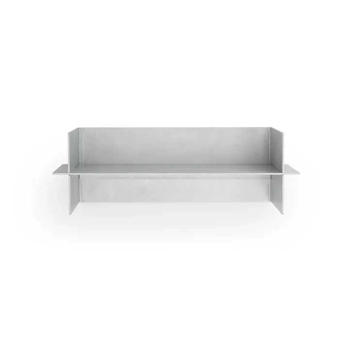 Normann Copenhagen - Alu Wandplank, 60 cm, geborsteld aluminium