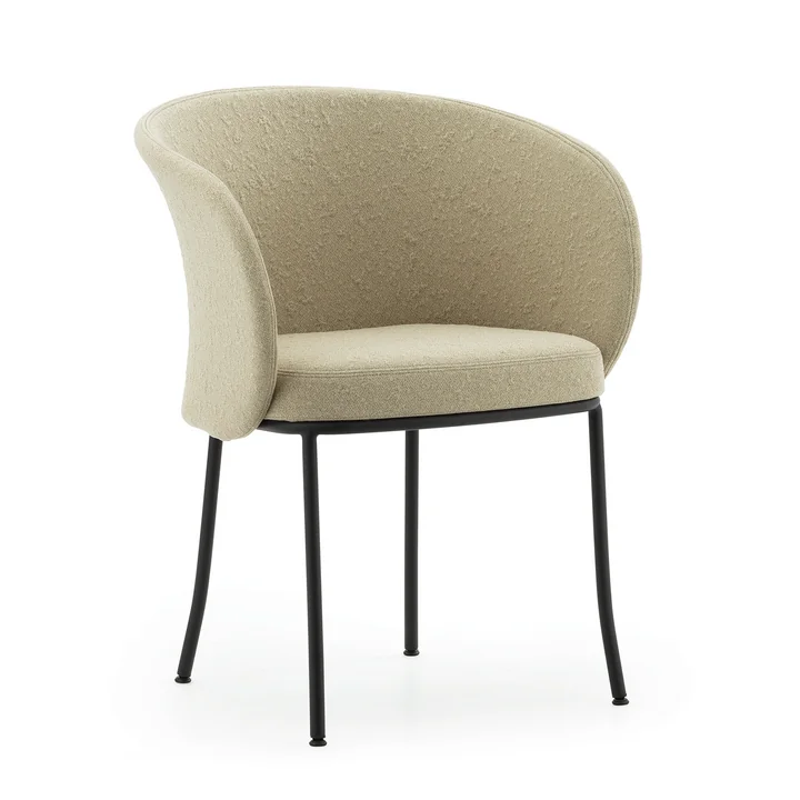 Normann Copenhagen - Knit Fauteuil, zwart / zand