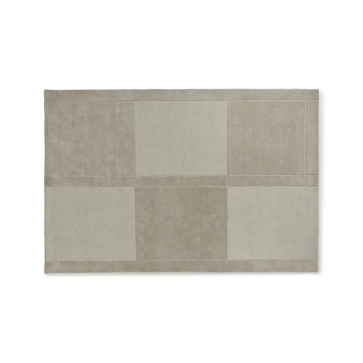 Normann Copenhagen - Level Vloerkleed, 300 x 200 cm, warm grijs