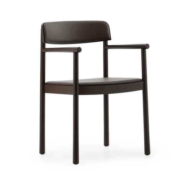 Normann Copenhagen - Timb fauteuil, bruin / chocolade (Ultra leder)