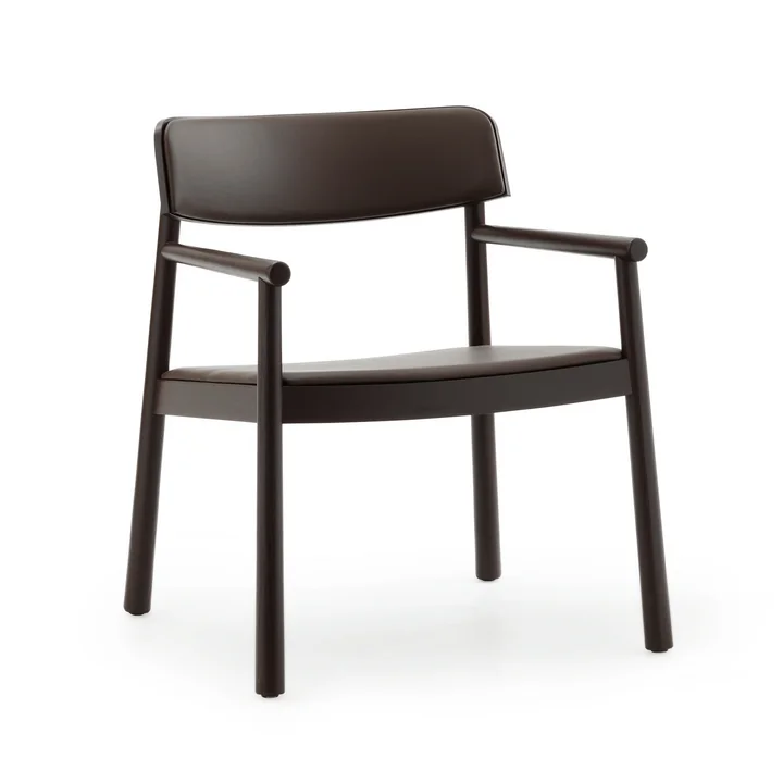 Normann Copenhagen - Timb Lounge fauteuil, bruin / chocolade (Ultra leder)