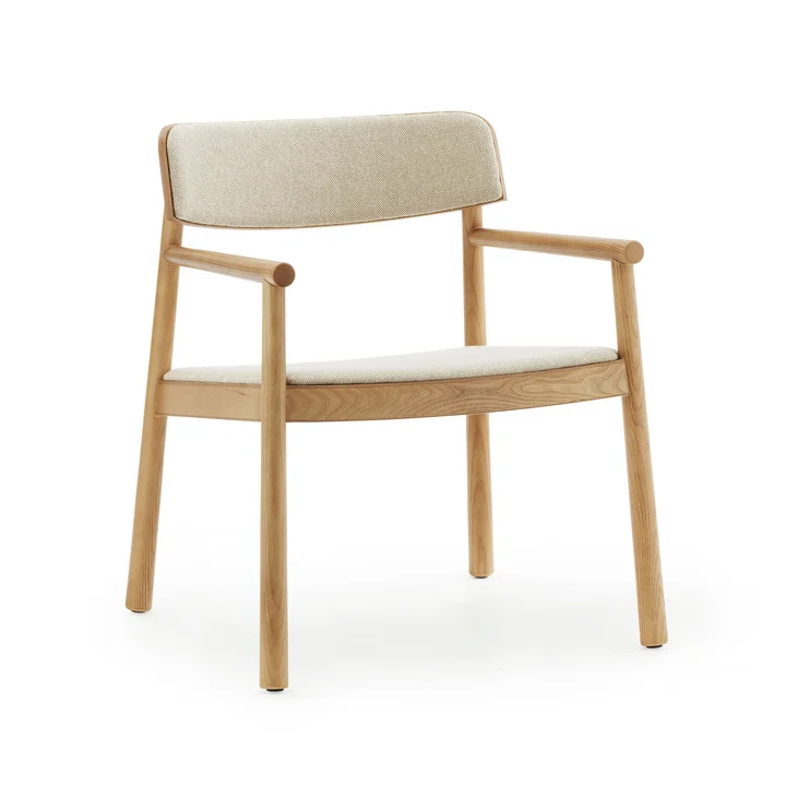 Normann Copenhagen - Timb Loungestoel, bruin / Hallingdal 220