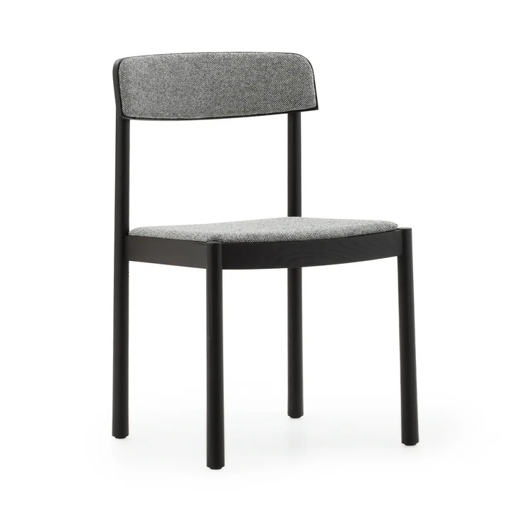 Normann Copenhagen - Timb stoel, zwart / Hallingdal 166