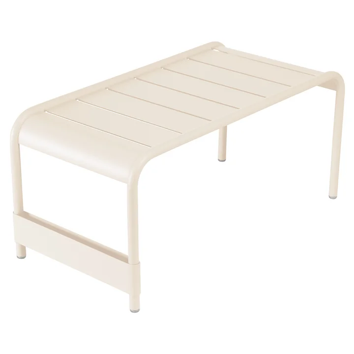 Fermob - Luxembourg breed, lage tafel / tuinbank, latte beige