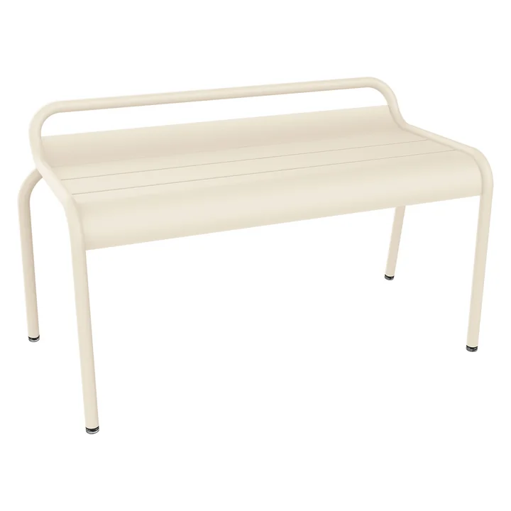 Fermob - Luxembourg tuinbank zonder rugleuning 90 cm, latte-beige