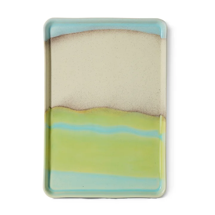 HKliving - Dienblad jaren 70, L, glinsterend