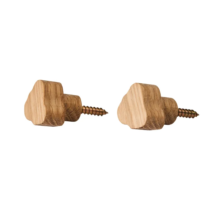 Andersen Furniture - Spectra Haak, Ø3 cm, eik (2 stuks)