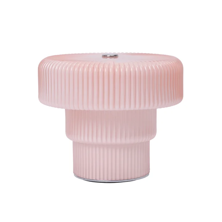 Ferm Living - Ripple LED oplaadbaar licht, lichtroze