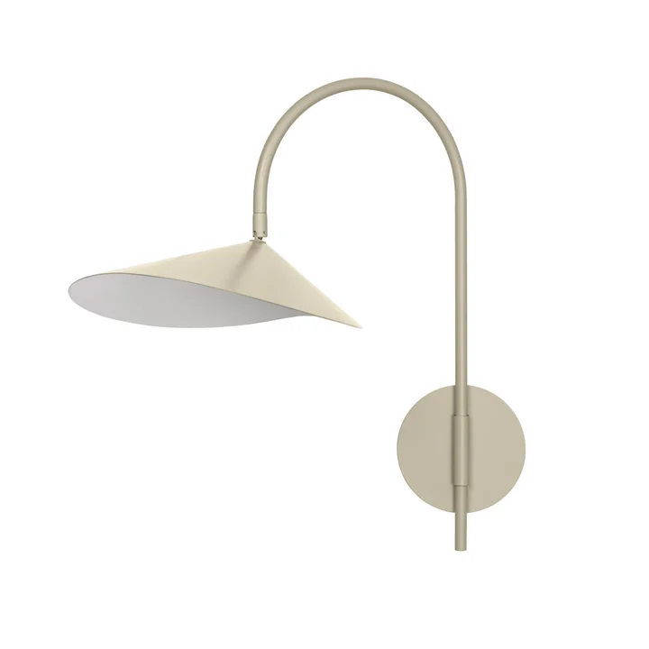 Ferm Living - Arum Draaibare wandlamp, bekabeld, kasjmier