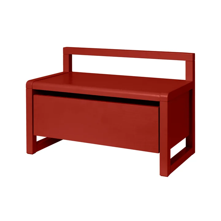 Ferm Living - Little Architect Opbergbankje, klaproosrood