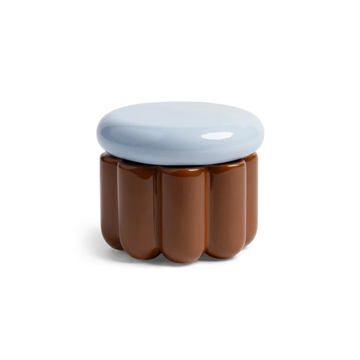 & klevering - Charlo opbergblik, bruin/blauw