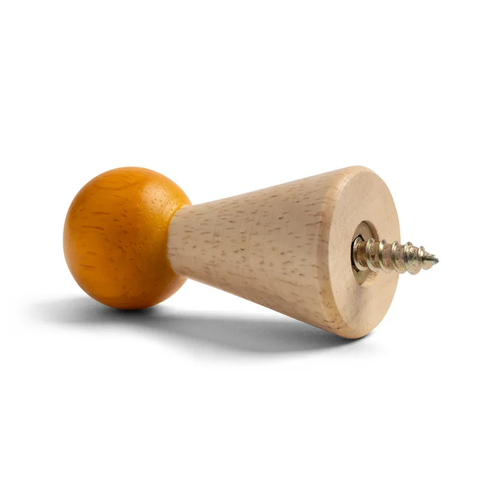 & klevering - Halma Kapstokhaken, eiken / oranje