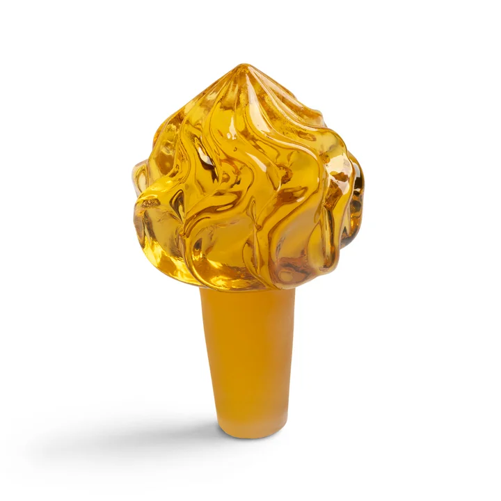 & klevering - Whip Flessenstop, amber