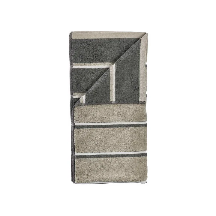 Zone Denmark - Saunahanddoek, 50x100, Eucalyptus/Olijfgroen/Zachtgrijs