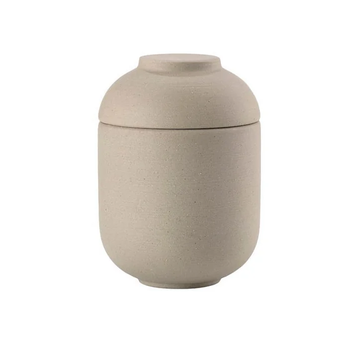 Zone Denmark - Sensu Pot met deksel, Ø 6,5 x 9 cm, taupe