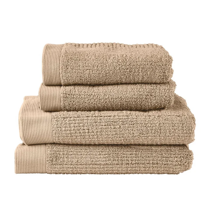 Zone Denmark - Classic Handdoek, camel (set van 4)