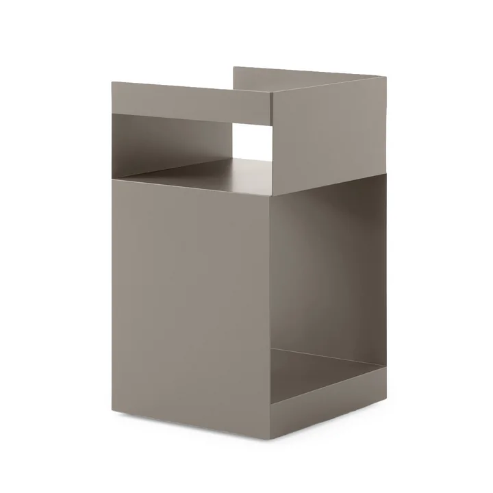 Rotate bijzettafel SC73, 59 x 35 cm, staal, grijs-beige (Exclusive Edition) van & Tradition