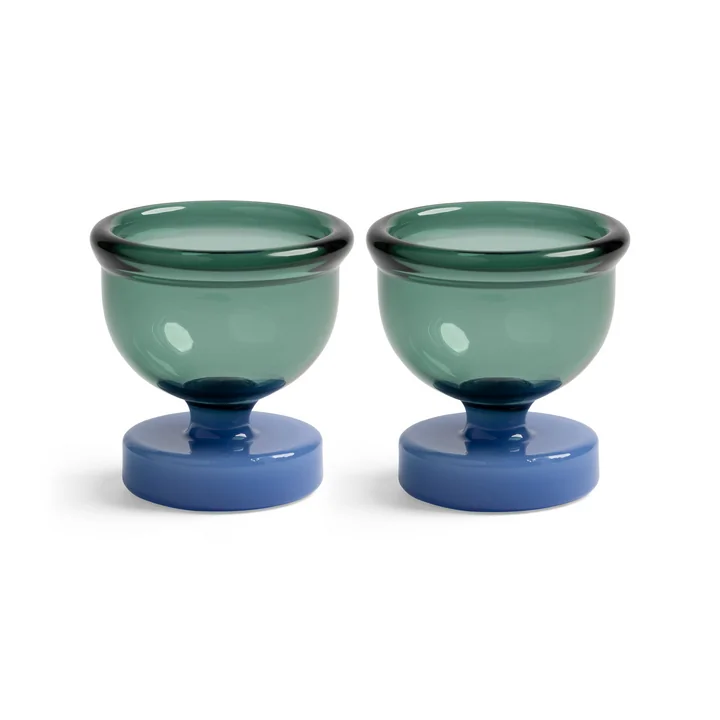 & klevering - Cantine Eierdopje, blauw (set van 2)