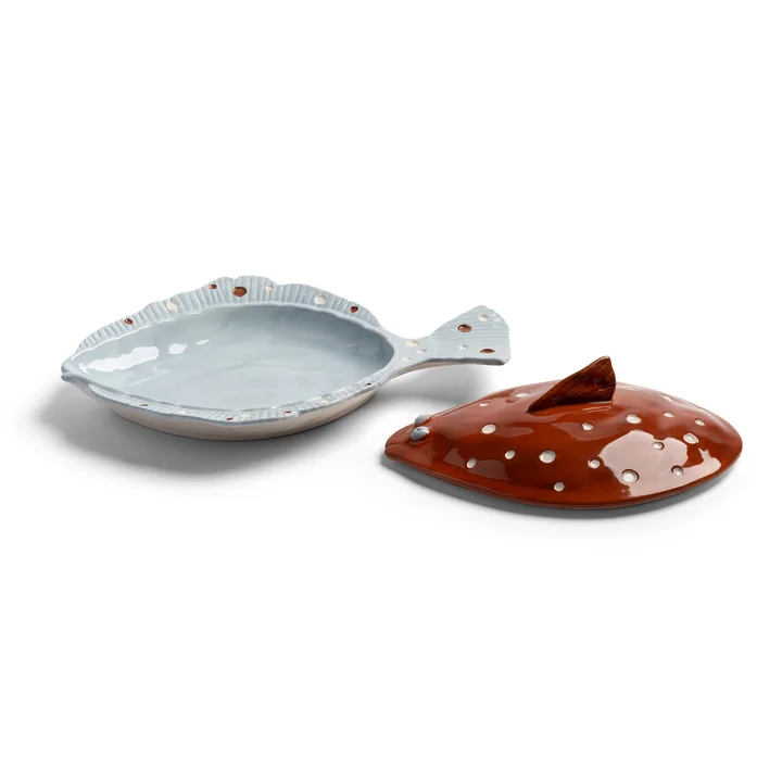 & klevering - Plaice Terrine, 29,5 x 21 cm, bruin