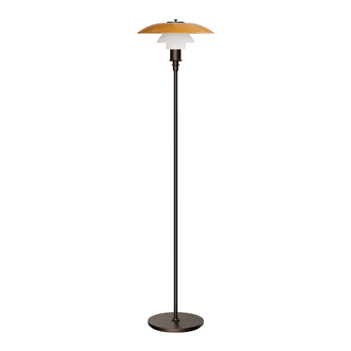 Louis Poulsen - PH 3½-2½ Vloerlamp Centenary Edition, amber / opaal wit