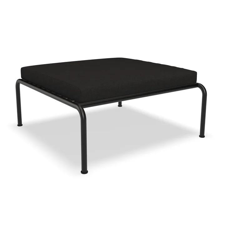 HOUE - AVON Ottoman, zwart / houtskool
