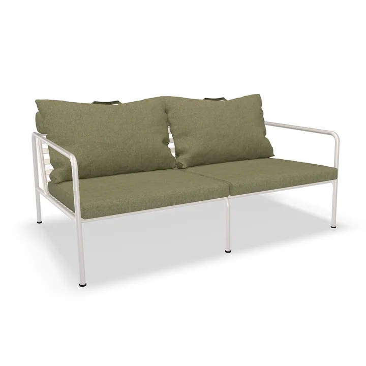 HOUE - AVON Sofa 2-zits, gedempt wit / blad
