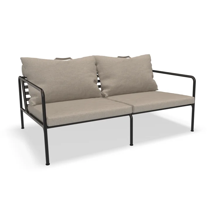 HOUE - AVON Sofa 2-zits, zwart / essen