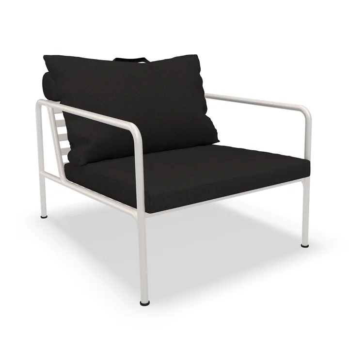 HOUE - AVON Stoel, gedempt wit / houtskool