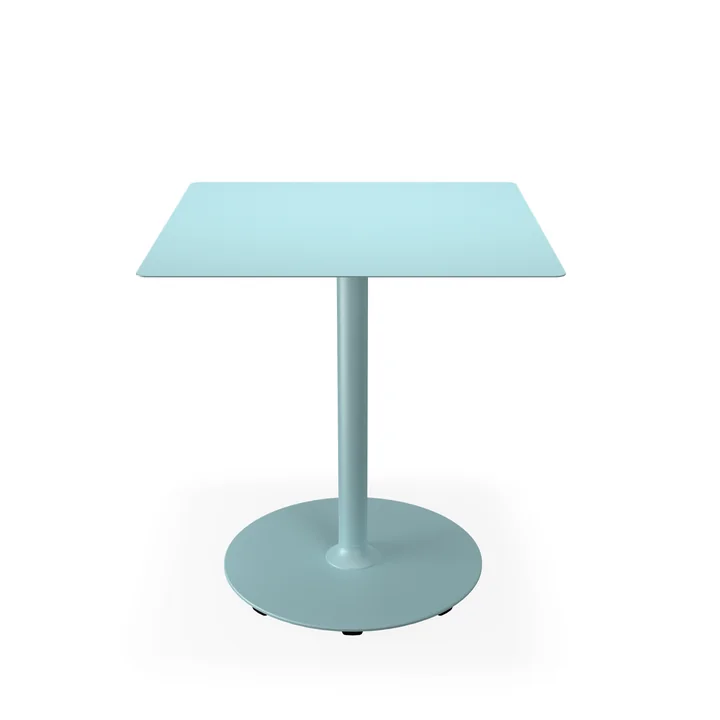 HOUE - Pico Tuintafel, 70 x 70 cm, rond frame, ijsblauw