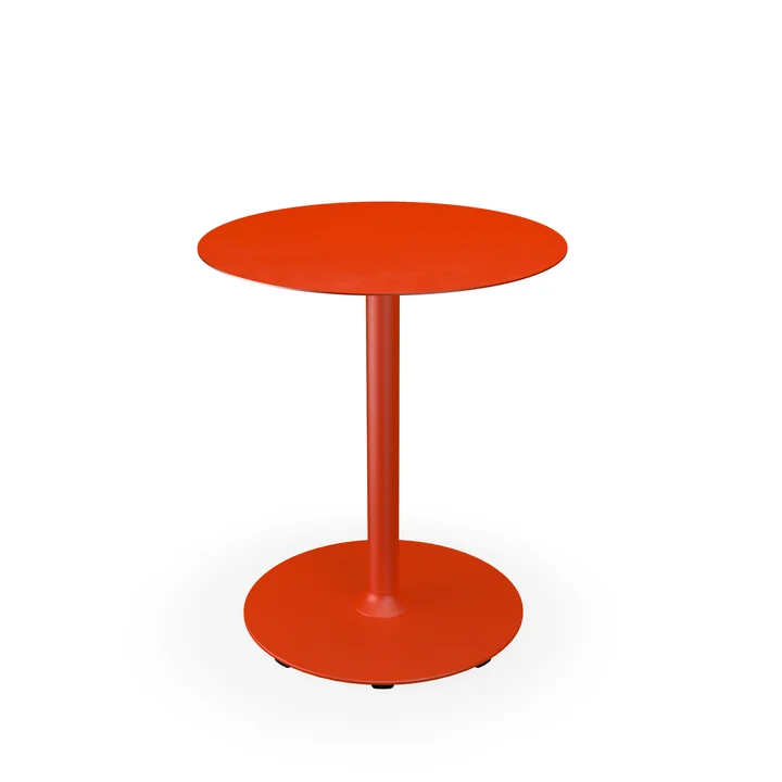 HOUE - Pico Tuintafel, Ø 64 cm, rond frame, cayenne