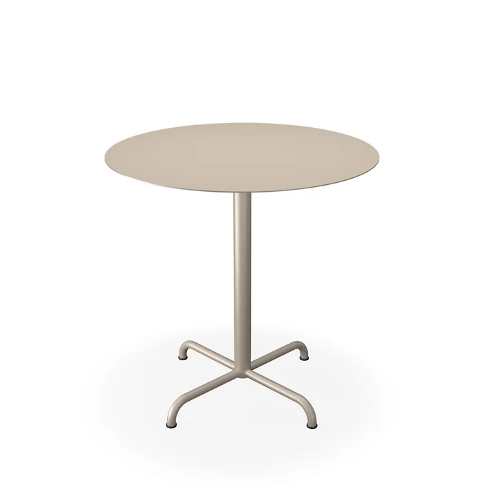 HOUE - Pico Tuintafel, Ø 74 cm, 4-sterren frame, beige
