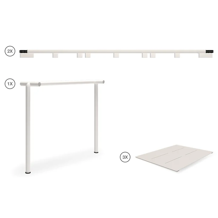 HOUE - AVANTI Infinity Set 3, gedempt wit