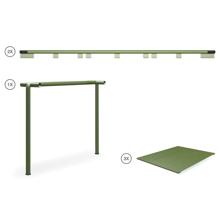 HOUE - AVANTI Infinity Set 3, olijfgroen